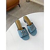 US$52.00 HERMES 5.5cm high heeled Slippers for women #467541