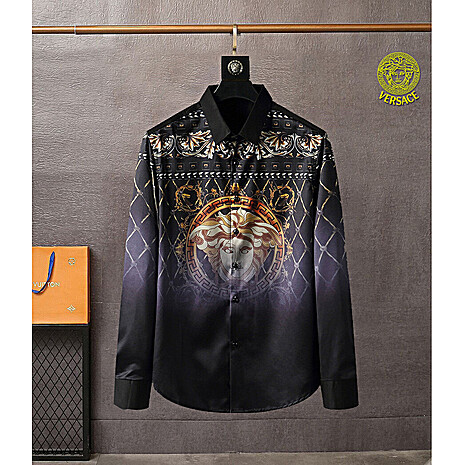 Versace Shirts for Versace Long-Sleeved Shirts for men #469185 replica