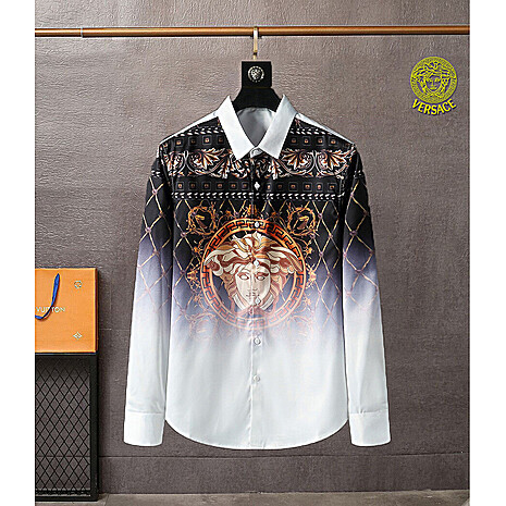 Versace Shirts for Versace Long-Sleeved Shirts for men #469186 replica