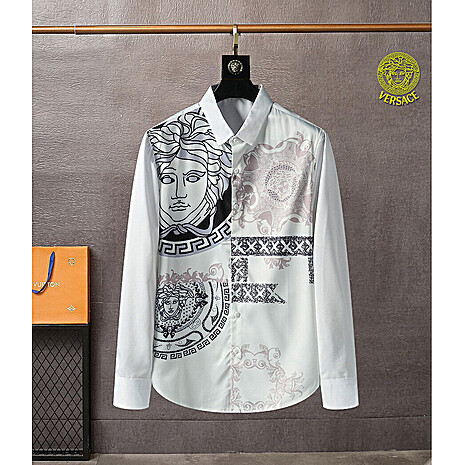 Versace Shirts for Versace Long-Sleeved Shirts for men #469190 replica