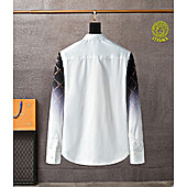 US$34.00 Versace Shirts for Versace Long-Sleeved Shirts for men #469186