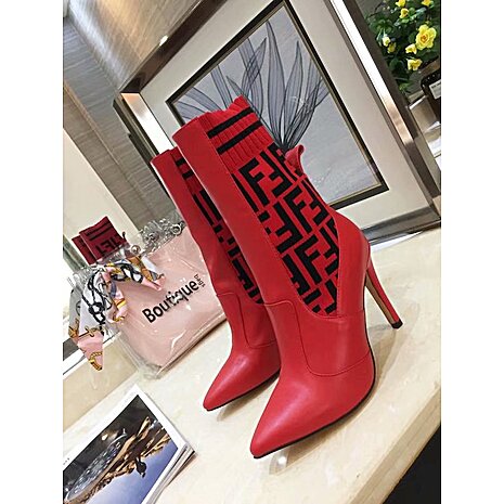 Fendi 10cm High-heeled Boots for women #475747 replica