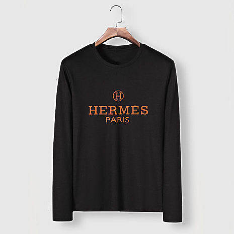 HERMES Long-Sleeved T-shirts for MEN #477292 replica