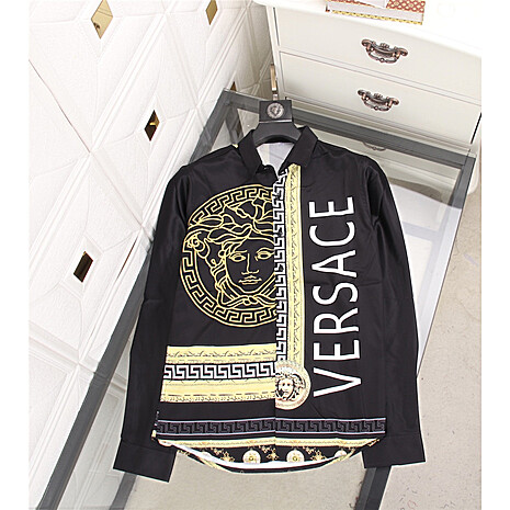 Versace Shirts for Versace Long-Sleeved Shirts for men #478220 replica