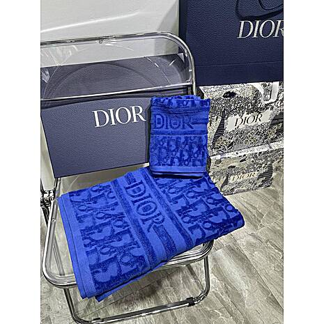 Dior bath towel  2PCS (45*80, 80*160 in CM) #479147 replica
