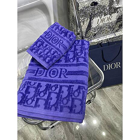Dior bath towel  2PCS (45*80, 80*160 in CM) #479148 replica