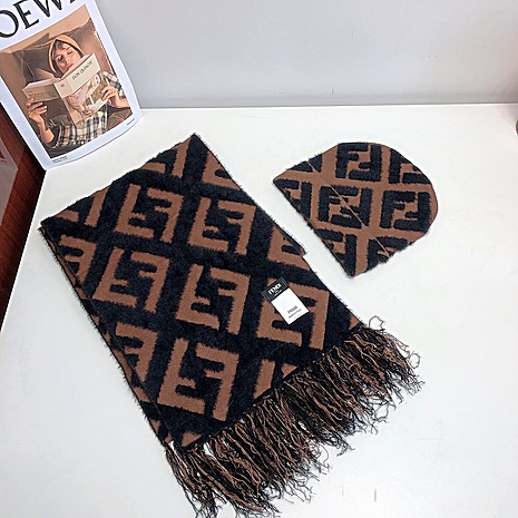 Fendi hat & scarf 2pcs set #483151 replica