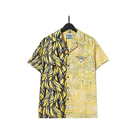 Prada Shirts for Prada Short-Sleeved Shirts For Men #483883