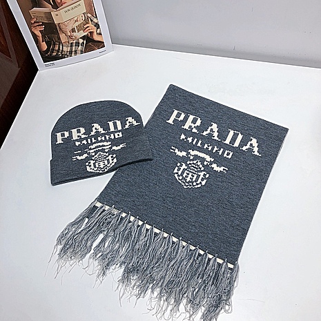 prada hat & scarf 2pcs set #484689 replica