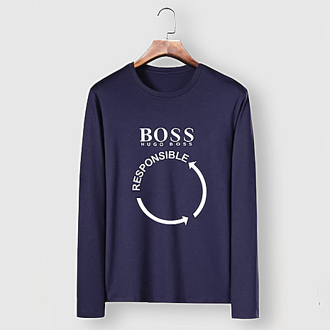 Hugo Boss Long-Sleeved T-Shirts for Men #485613 replica