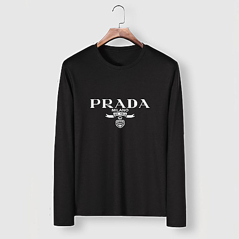 Prada Long-sleeved T-shirts for Men #486068