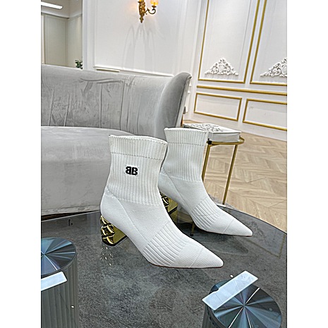 Balenciaga 6.5cm High-heeled Boots for women #487116 replica