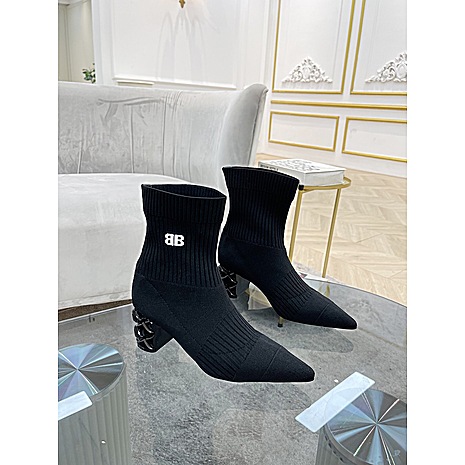 Balenciaga 6.5cm High-heeled Boots for women #487119 replica