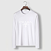 US$23.00 Prada Long-sleeved T-shirts for Men #486070
