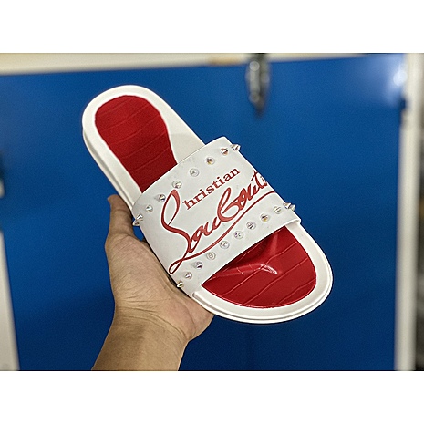 Christian Louboutin Shoes for Christian Louboutin Slippers for men #494253 replica