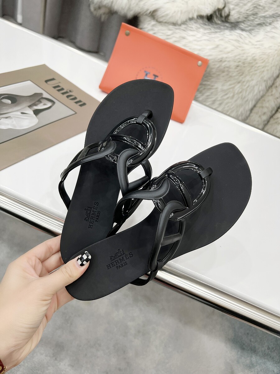 HERMES Shoes for HERMES slippers for women #496688 replica