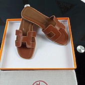 US$73.00 HERMES Shoes for HERMES slippers for women #497063