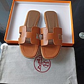 US$73.00 HERMES Shoes for HERMES slippers for women #497075