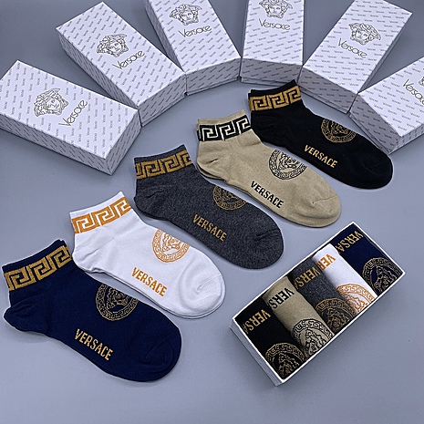 Versace Socks 5pcs sets #498774 replica