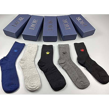 Dior Socks 5pcs sets #498859 replica