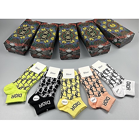 Dior Socks 5pcs sets #498862 replica