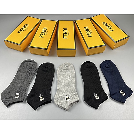 Fendi Socks 5pcs sets #498881 replica