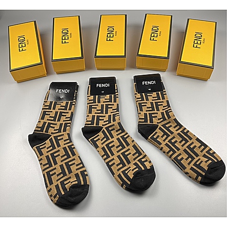 Fendi Socks 3pcs sets #498882 replica