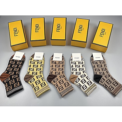 Fendi Socks 5pcs sets #498884 replica