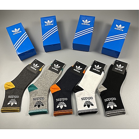 Adidas Socks 5pcs sets #498893 replica