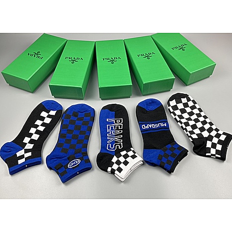 Prada Socks 5pcs sets #498922 replica