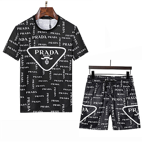Prada Tracksuits for Prada Short Tracksuits for men #503602 replica
