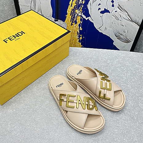 Fendi shoes for Fendi slippers for women #505515 replica