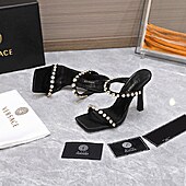 US$111.00 Versace 10.5cm High-heeled shoes for women #505593