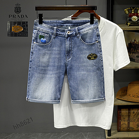 Prada Jeans for Prada Short Jeans for men #506407 replica