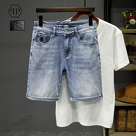 PHILIPP PLEIN Jeans for PHILIPP PLEIN Short Jeans for men #507693 replica