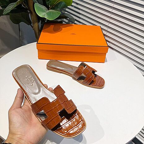 HERMES Shoes for HERMES slippers for women #513579 replica