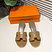 US$46.00 HERMES Shoes for HERMES slippers for women #513587