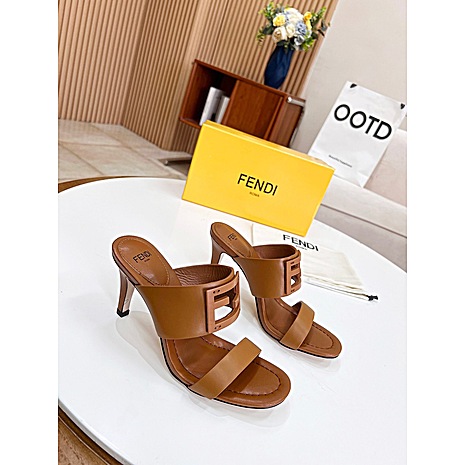 Fendi 7.5cm High-heeled Shoes for women #520607 replica