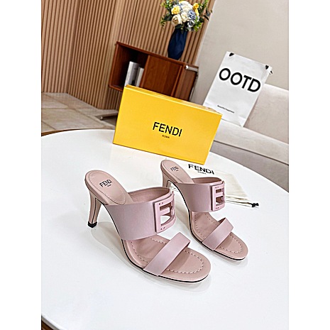 Fendi 7.5cm High-heeled Shoes for women #520608 replica