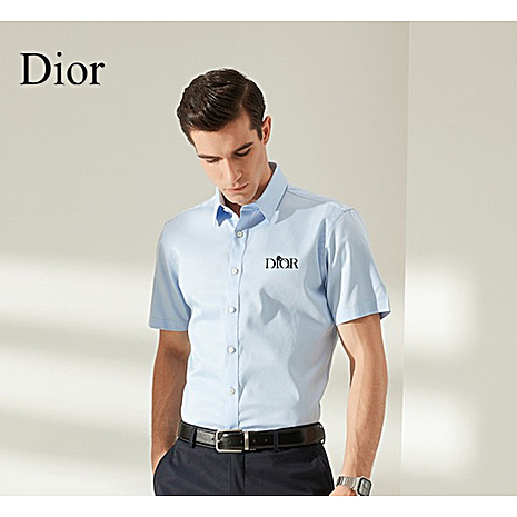 Dior shirts for Dior Short-sleeved shirts for men #521346 replica