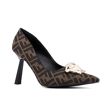 VERSACE 10cm High-heeled shoes for women #524365 replica
