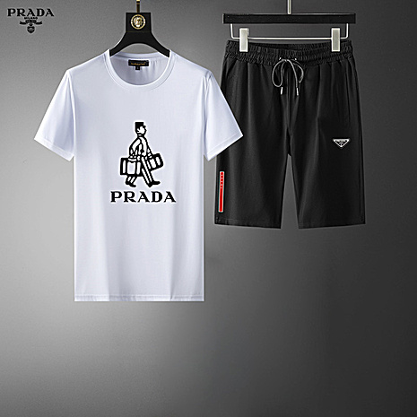Prada Tracksuits for Prada Short Tracksuits for men #524960 replica
