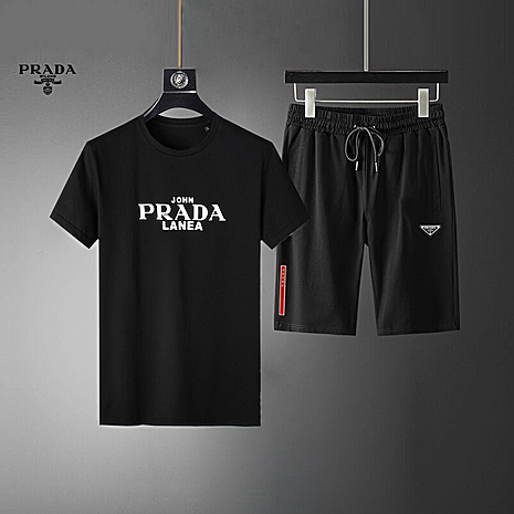 Prada Tracksuits for Prada Short Tracksuits for men #524965 replica