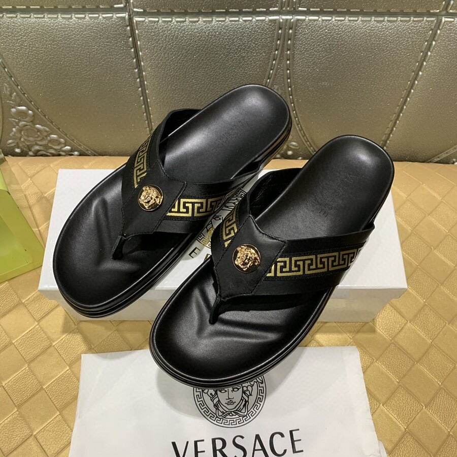 Versace shoes for versace Slippers for men #523269 replica