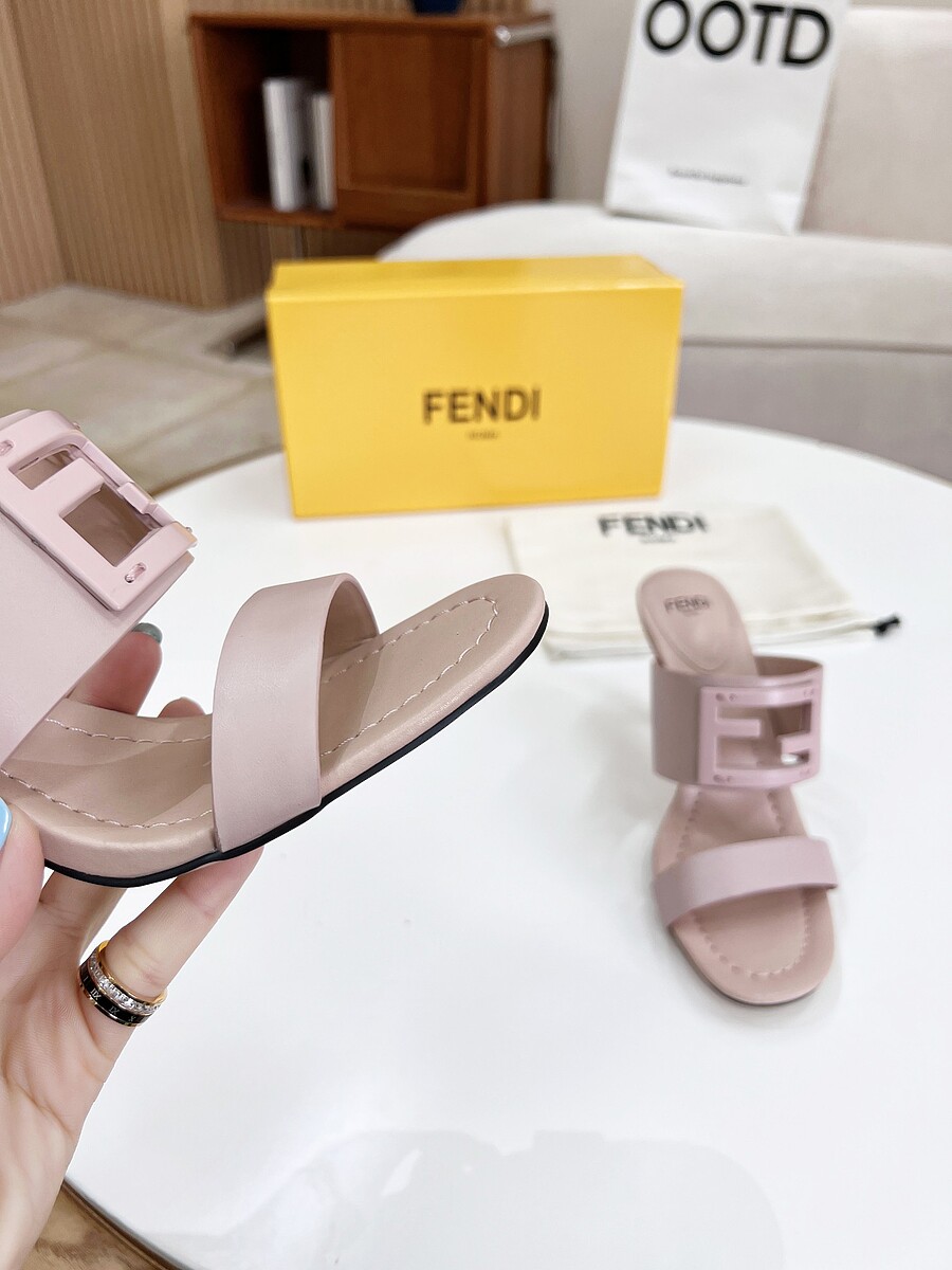 Fendi 8.5cm High-heeled shoes for women #523848 replica