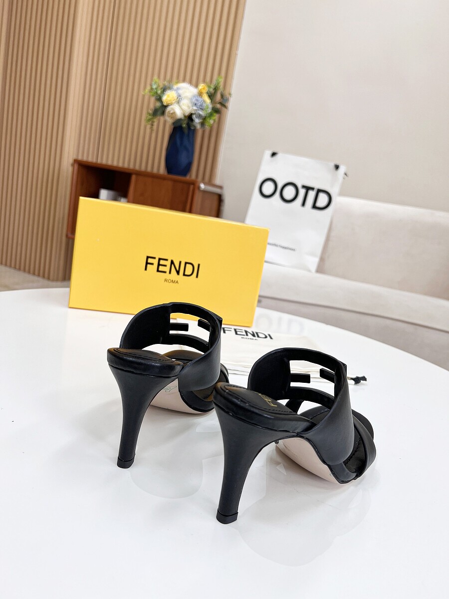 Fendi 8.5cm High-heeled shoes for women #523850 replica