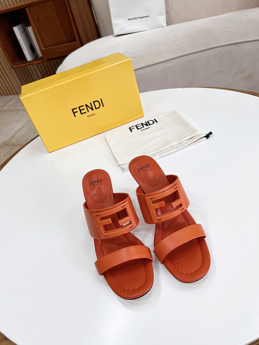 Fendi 8.5cm High-heeled shoes for women #523852 replica