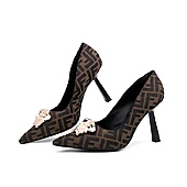 US$73.00 VERSACE 10cm High-heeled shoes for women #524365