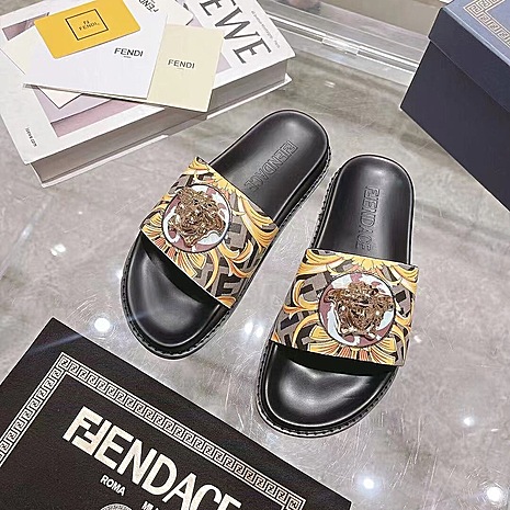Versace shoes for versace Slippers for men #528548 replica