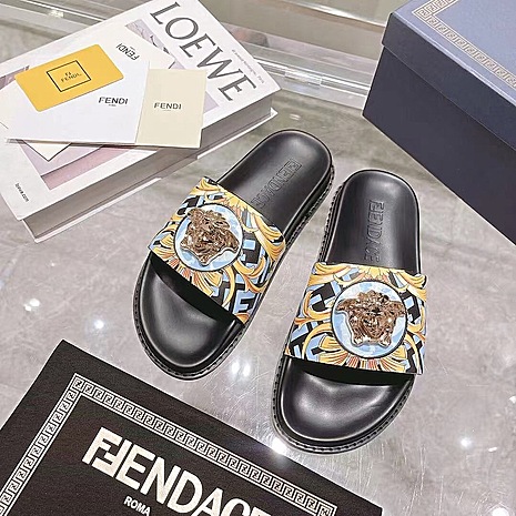 Versace shoes for versace Slippers for men #528549 replica